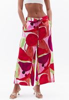 Culotte Saten Pantolon ve Kimono Kombini