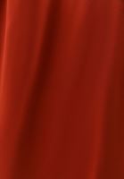 Bayan Kırmızı Yaka Detaylı Saten Elbise