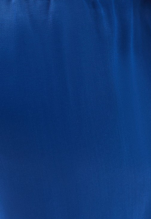 Wide-Leg Saten Pantolon ve Saten Gömlek Kombini