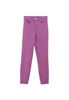 Bayan Lila Yüksek Bel Skinny-Fit Pantolon ( TENCEL™ )