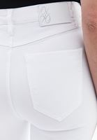 Bayan Beyaz Yüksek Bel Skinny-Fit Pantolon ( TENCEL™ )