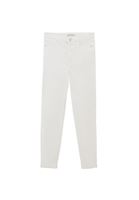 Bayan Beyaz Yüksek Bel Skinny-Fit Pantolon ( TENCEL™ )