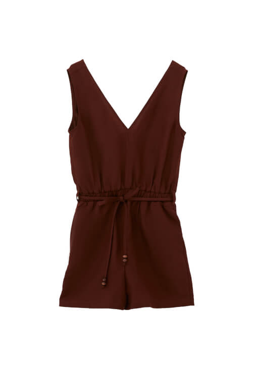 Keten Tulum ve Terlik Kombini