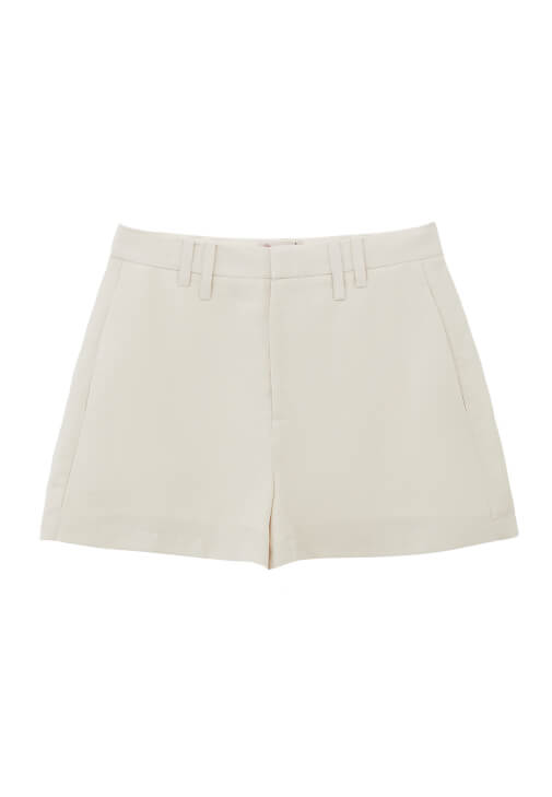 Tencel Şort ve Fırfırlı Bluz Kombini