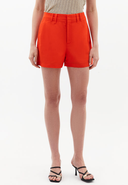 Tencel Şort ve Ajurlu Atlet Kombini