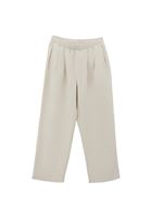 Bayan Bej Keten Karışımlı Straight-Fit Pantolon ( TENCEL™ )