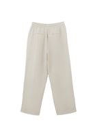 Bayan Bej Keten Karışımlı Straight-Fit Pantolon ( TENCEL™ )