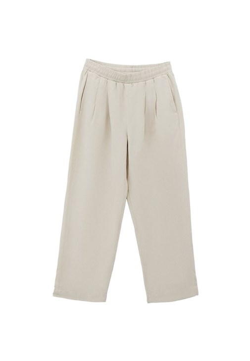 Keten Karışımlı Pantolon ve Modal Bluz Kombini