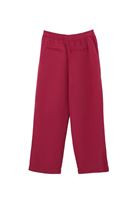 Bayan Pembe Keten Karışımlı Yüksek Bel Pantolon ( TENCEL™ )