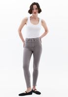 Bayan Gri Skinny-Fit Pantolon ( TENCEL™ )