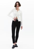 Bayan Siyah Skinny-Fit Pantolon ( TENCEL™ )