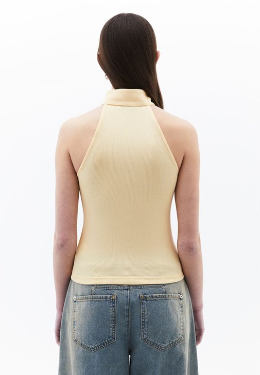 Yaka Detaylı Bluz ve Uzun Etek Kombini