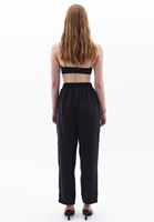 Yüksek Bel Straight-Fit Pantolon ve Ceket Kombini