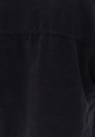 Bayan Siyah Oversize Cepli Gömlek ( TENCEL™ )