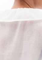 Bayan Krem Fırfırlı Bluz ( TENCEL™ )