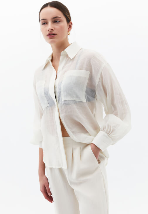  Balon Kollu Gömlek ( TENCEL™ )