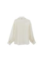 Bayan Krem Balon Kollu Gömlek ( TENCEL™ )