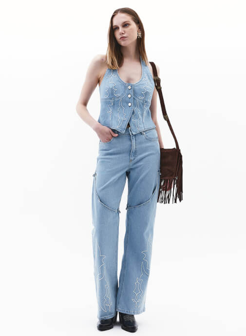 İşlevli Pantolon ve Yelek Kombini