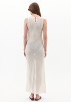 Bayan Bej Fileli Bot Yaka Elbise