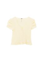 V Yaka Bluz ve Uzun Etek Kombini