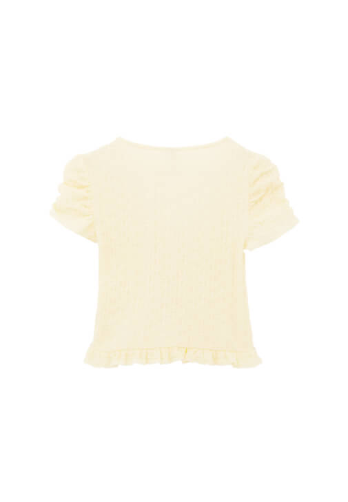 V Yaka Bluz ve Uzun Etek Kombini