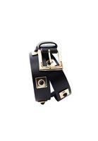 Bayan Siyah Toka Detaylı Kemer