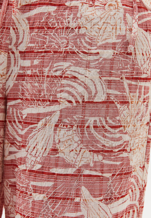 Pantolon ve Straplez Bluz Kombini