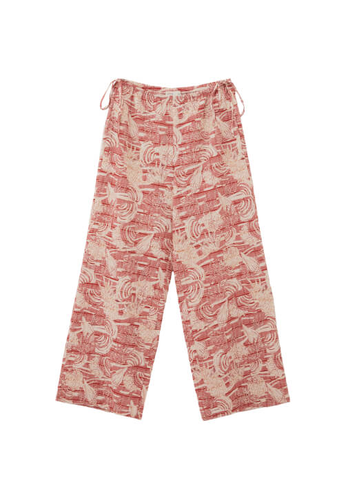 Pantolon ve Straplez Bluz Kombini