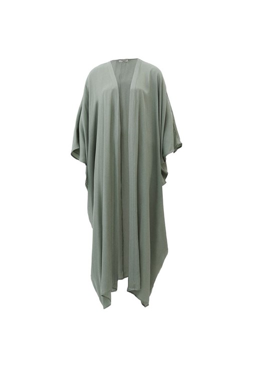 Kol Detaylı Kimono ve Şort Kombini