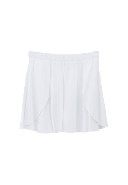 Asimetrik Mini Etek ve Bluz Kombini