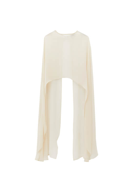 Pelerin Kimono ve Etek Kombini