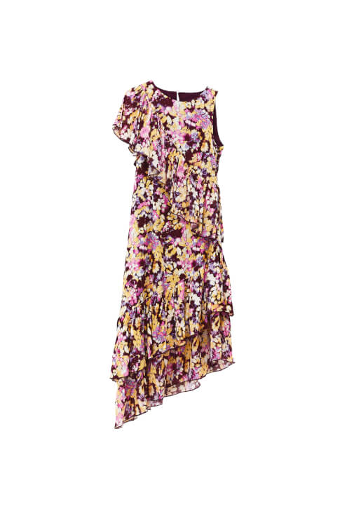 Fırfır Detaylı Elbise ve Çizme Kombini