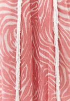 Bayan Çok Renkli Püsküllü Halter Yaka Elbise