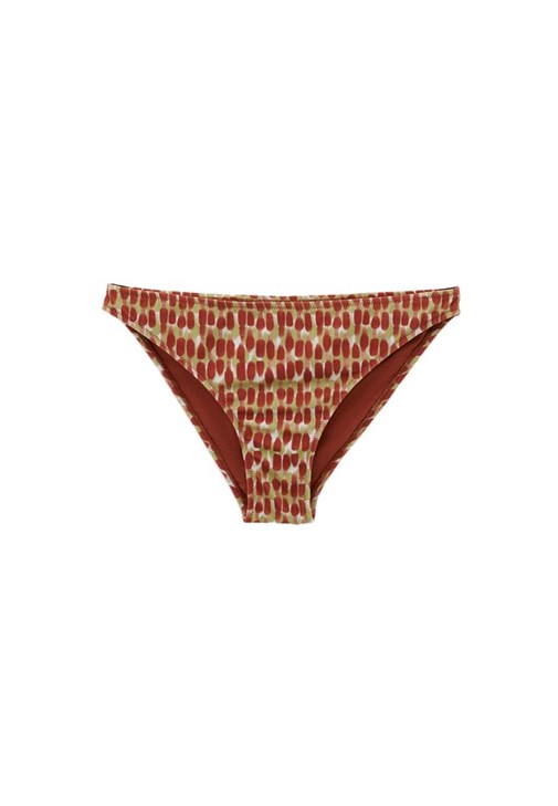 Düşük Bel Bikini Altı ve Tokalı Bikini Üstü Kombini