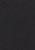 Bayan Siyah Bot Yaka Triko Kazak