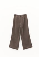 Bayan Gri Wide-Leg Pantolon ( TENCEL™ )