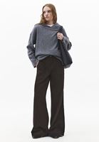 Bayan Kahverengi Wide-Leg Pantolon ( TENCEL™ )