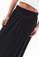 Bayan Siyah Modal Yüksek Bel Balon Etek