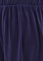 Bayan Lacivert Modal Yüksek Bel Balon Etek