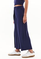 Bayan Lacivert Modal Culotte Pantolon