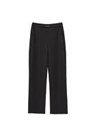 Bayan Siyah Modal Straight-Fit Pantolon