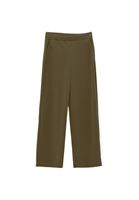 Bayan Yeşil Modal Straight-Fit Pantolon