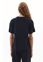 Bayan Siyah Modal Sıfır Yaka Tişört