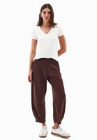 Bayan Krem Modal V Yaka Tişört