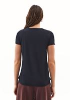 Bayan Siyah Modal V Yaka Tişört