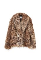 Bayan Çok Renkli Oversize Vegan Kürk Kaban