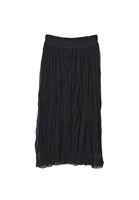 Bayan Siyah Yüksek Bel Midi Etek