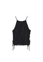 Bayan Siyah Bağlama Detaylı Bluz