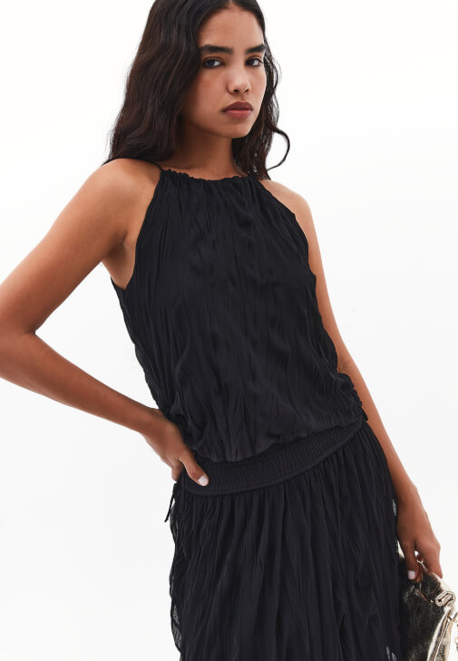  Bağlama Detaylı Bluz