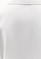 Bayan Krem Cepli Oversize Gömlek ( TENCEL™ )